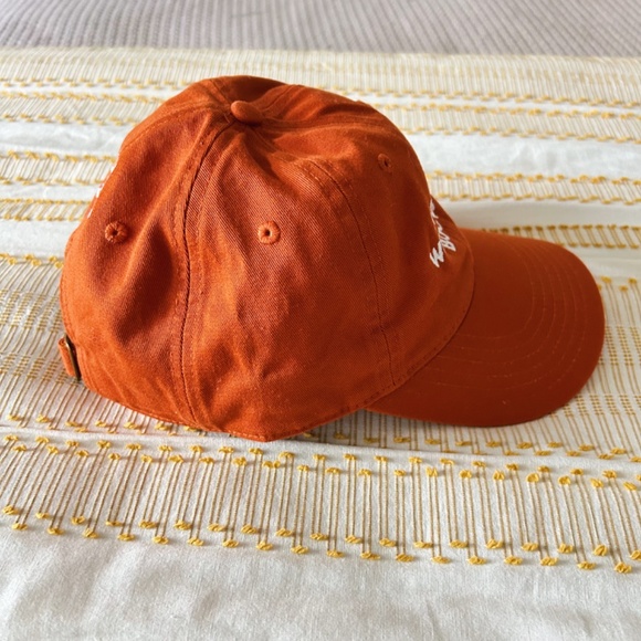 Hot Girls Wear Cowboy Boots Baseball Hat - NWOT - Orange and White - Picture 3 of 6